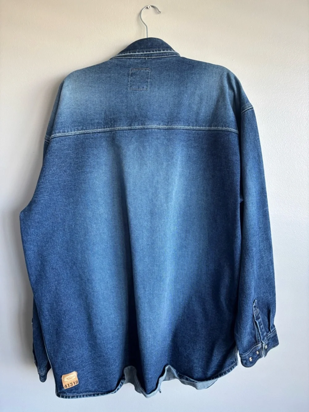 Vintage GodBody Jeans Denim Jacket Men’s XXL Pearl Snaps *see details*